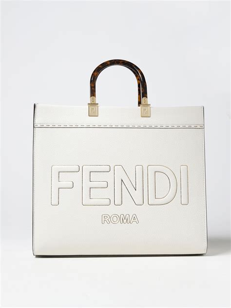 leather fendi tote|fendi totes lowest price.